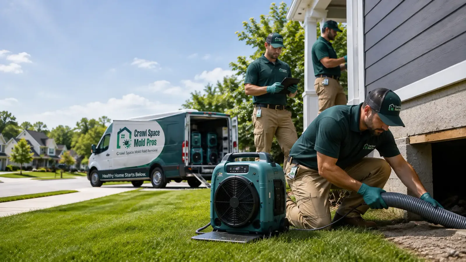 Crawl Space Mold Removal in Livingston, IL
